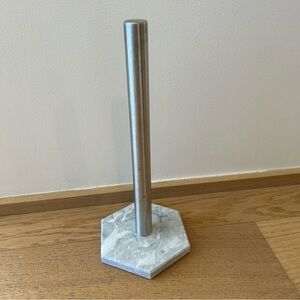 Stainless Steel & Marble Paper Towel Holder